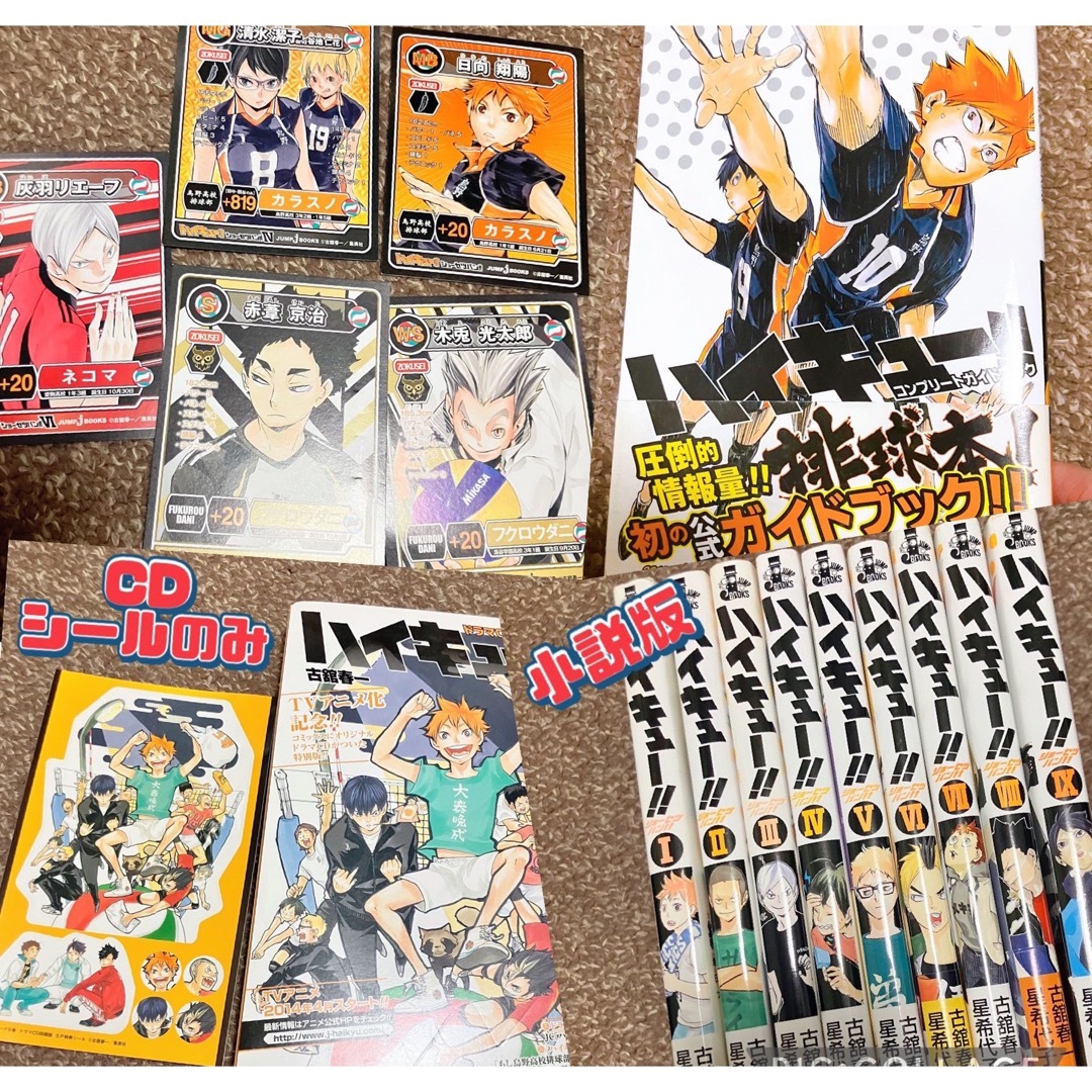 ハイキュー!! 1~35巻、ショーセツバン1、排球本セット - 少年漫画 ハイキュー!! 1~35巻、ショーセツバン1、排球本セット - 少年漫画