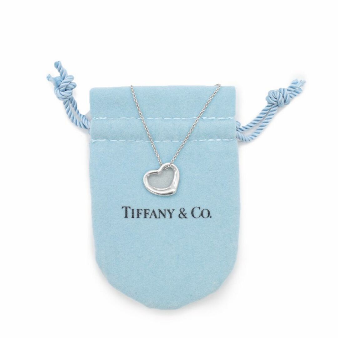 Tiffany & Co. - 美品 ティファニー オープンハート ネックレス エルサ ...