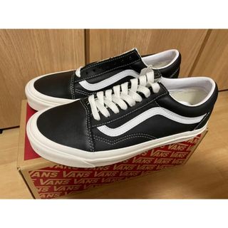 ヴァンズ(VANS)の新品バンズOLDSKOOLアナハイムブラックレザーsliponエラERA26.5(スニーカー)