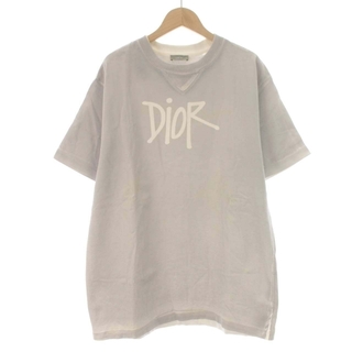 ディオール(Dior)のDior shawn stussy 20SS oversized logo(Tシャツ/カットソー(半袖/袖なし))