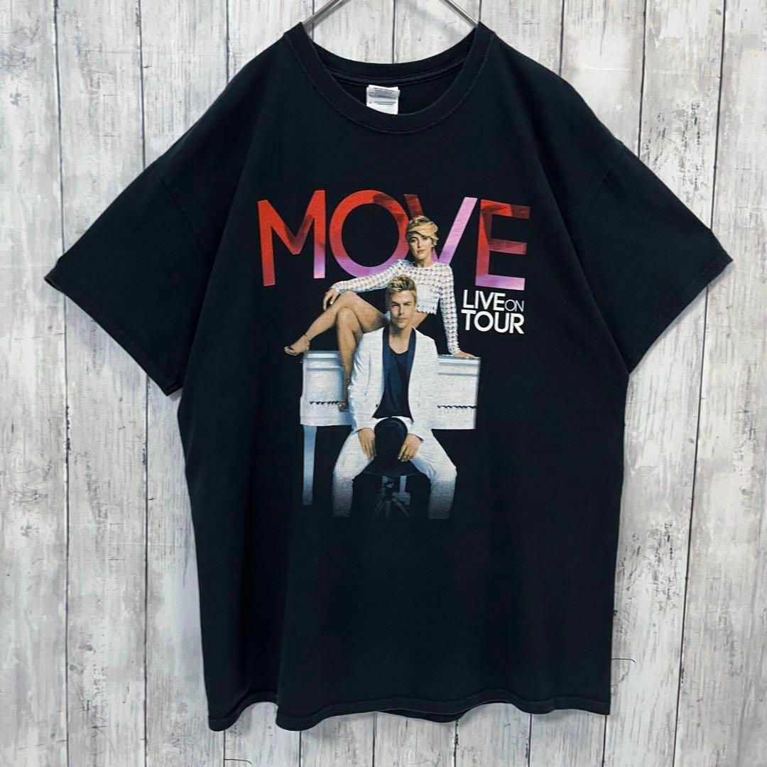 MUSIC TEE(ミュージックティー)のバンドミュージックTシャツ古着　MOVE バックプリントTシャツ　サイズL 黒 メンズのトップス(Tシャツ/カットソー(半袖/袖なし))の商品写真
