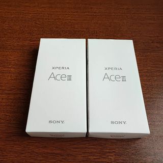 エクスペリア(Xperia)の新品 Xperia Ace III  A203SO ブラック オレンジ(スマートフォン本体)