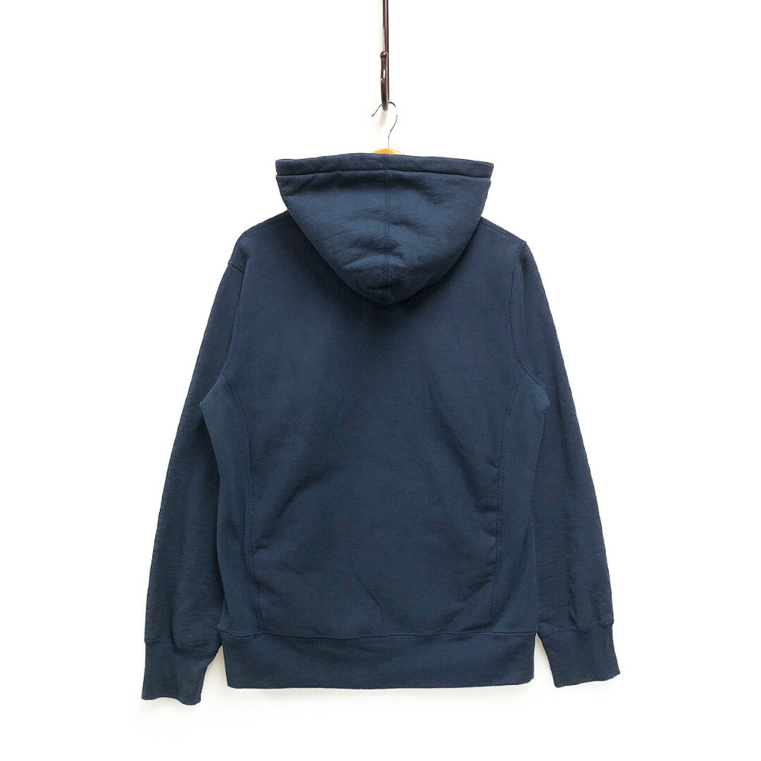 メンズsupreme tonal box logo hooded navy