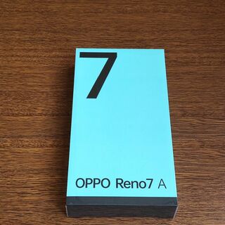 オッポ(OPPO)のOPPO Reno7 a ワイモバイル版SIMフリー(スマートフォン本体)