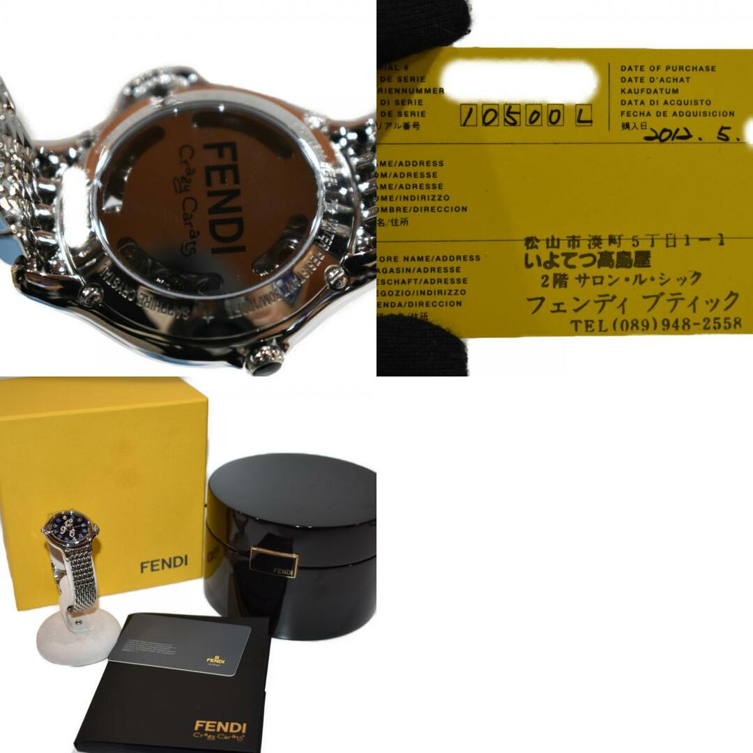 FENDI(フェンディ)の【おしゃれ☆中古品】 FENDI クレイジーカラット　クオーツ 10500L ***-*** ステンレス　 ステンレススチール クオーツ レディース　メンズ　ユニセックス　腕時計　おしゃれ　カラフル　ファッション【中古】松山久万ノ台店 メンズの時計(その他)の商品写真