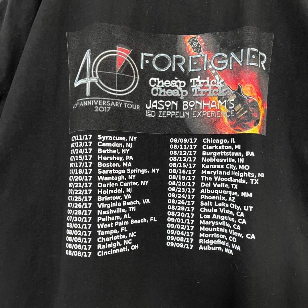 MUSIC TEE - ロックバンドTシャツ古着FOREIGNERバックプリントTシャツ ...