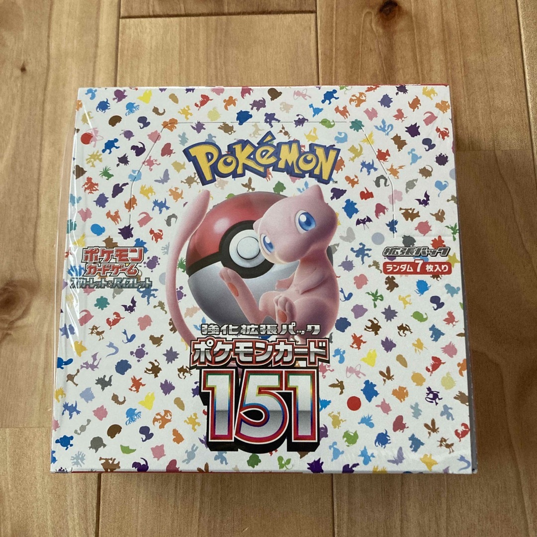 ポケモンカード151box シュリンク付き