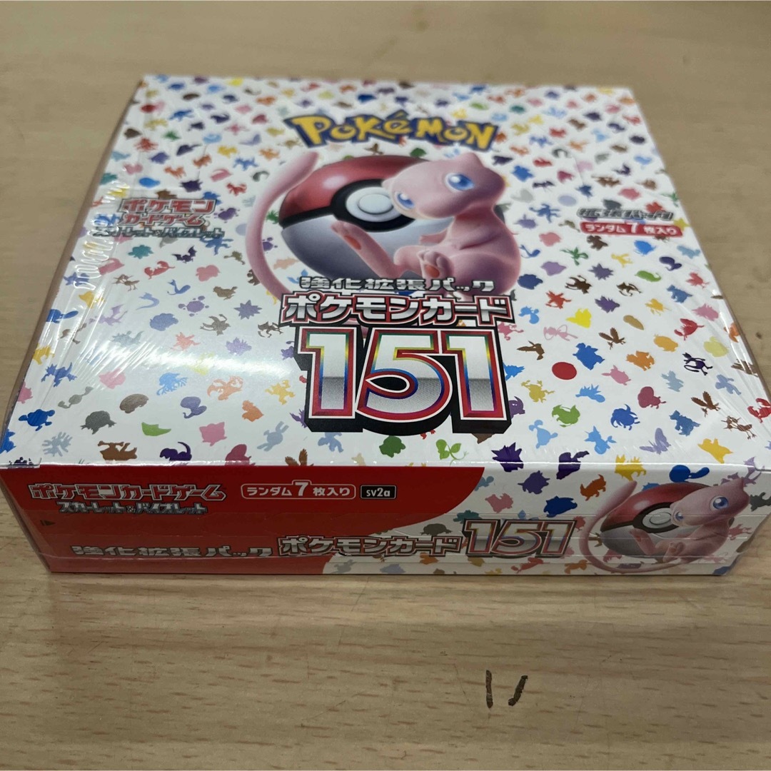 新品未開封　シュリンク付き　ポケモンカード　151  1BOX 4