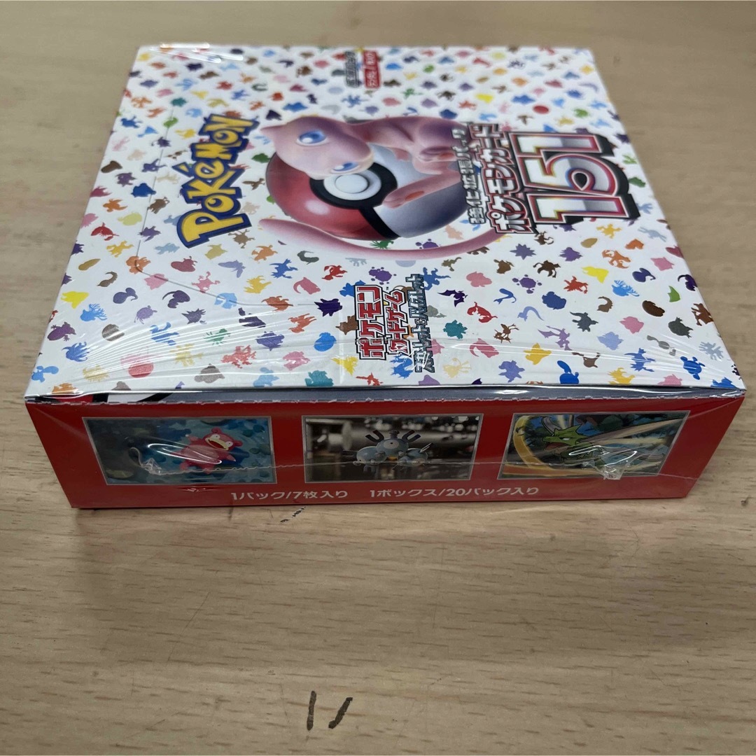 新品未開封　シュリンク付き　ポケモンカード　151  1BOX 3