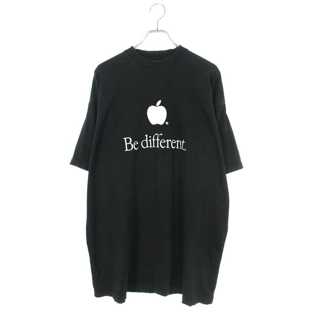 バレンシアガ  22AW  712398 TNVB3 Be different刺繍Tシャツ  メンズ 2