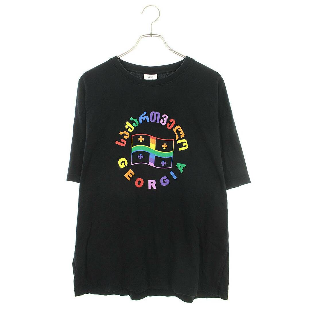 VETEMENTS【ヴェトモン】 19SS USS197069 フラッグプリントTシャツ Tシャツ メンズ ※8/19～24 発送・問い合わせ遅延 |  フリマアプリ ラクマ