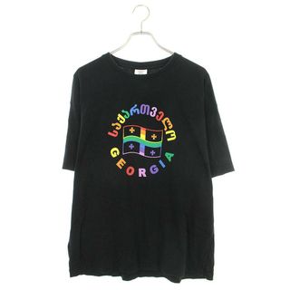 ヴェトモン(VETEMENTS)のVETEMENTS【ヴェトモン】  19SS  USS197069 フラッグプリントTシャツ Tシャツ メンズ ※8/19～24 発送・問い合わせ遅延(Tシャツ/カットソー(半袖/袖なし))