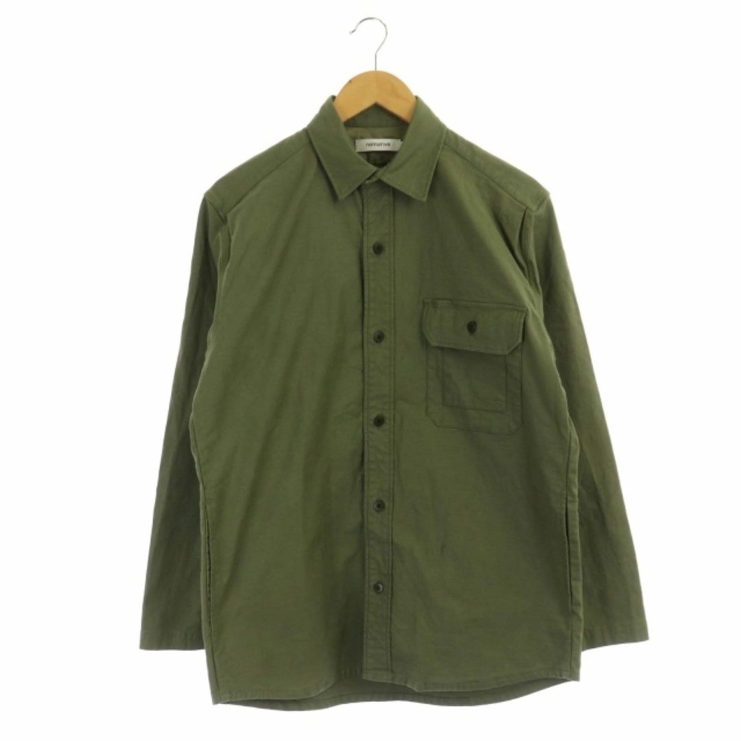 nonnative(ノンネイティブ)のノンネイティブ ミリタリーシャツ ジャケット 長袖 0 カーキ /AA ■OS メンズのトップス(シャツ)の商品写真