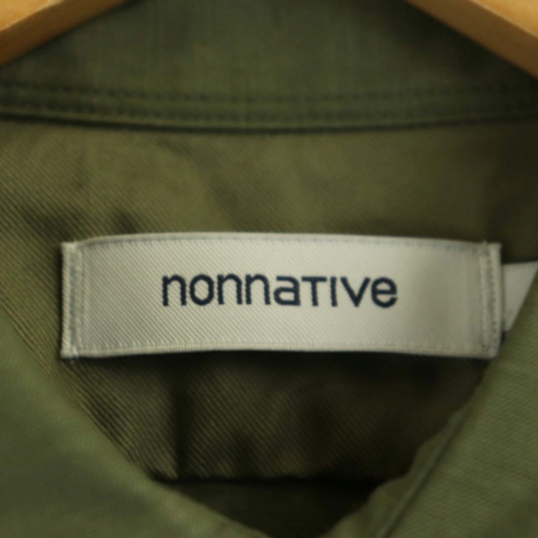 nonnative(ノンネイティブ)のノンネイティブ ミリタリーシャツ ジャケット 長袖 0 カーキ /AA ■OS メンズのトップス(シャツ)の商品写真