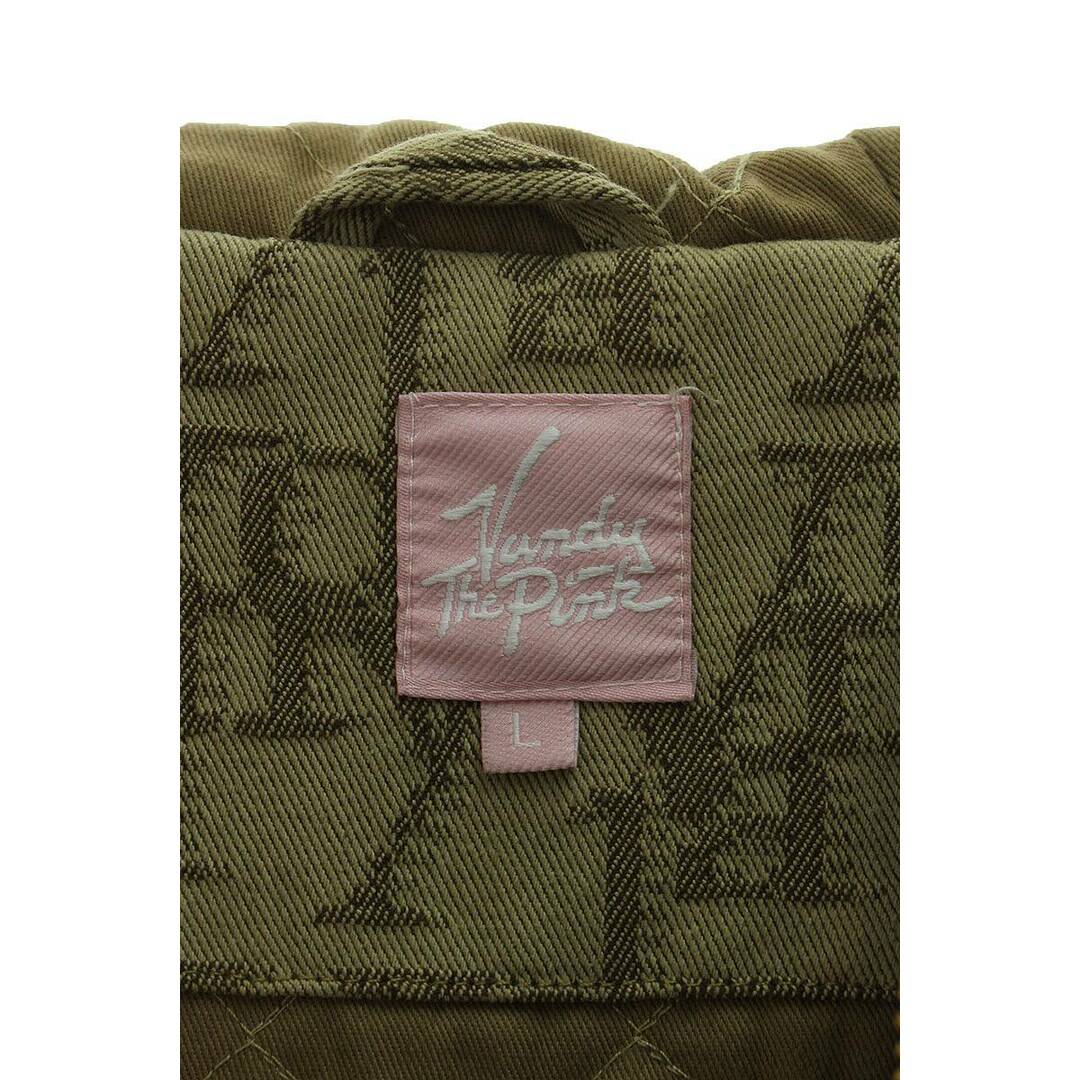 ヴァンディー ザ ピンク VANDY THE PINK  WORK FOODIED JACKET モノグラムデザインジップアップパーカー  メンズ L