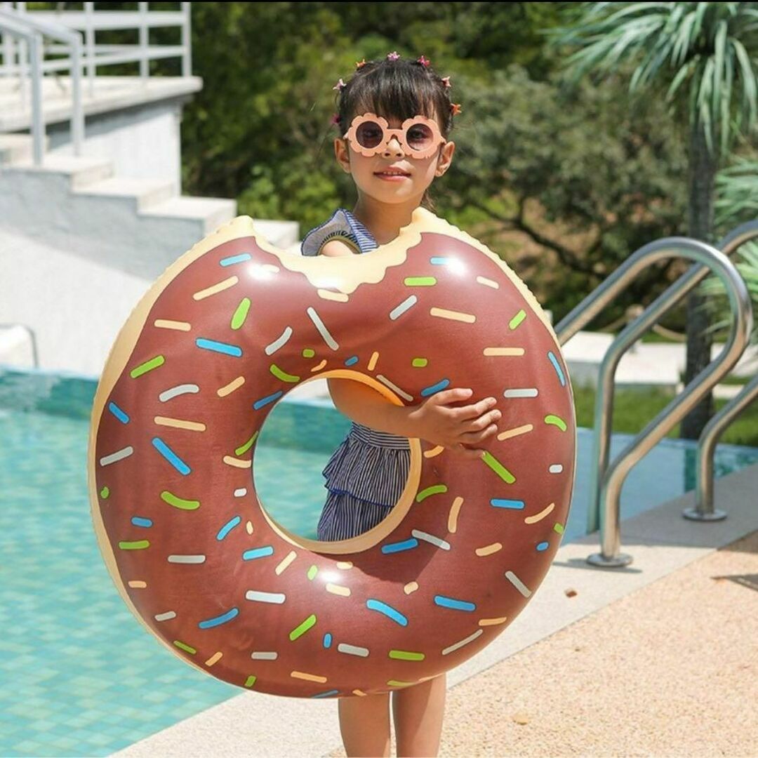 Pink donut inflatable ドーナツインフレータブル ソファ