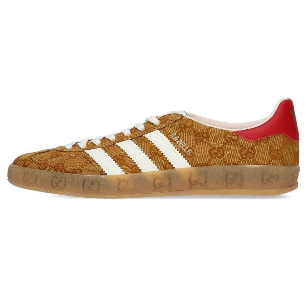 Gucci(グッチ)のグッチ ×アディダス adidas  HQ8850  GAZELLE GG柄ローカットスニーカー メンズ 28.5cm メンズの靴/シューズ(スニーカー)の商品写真