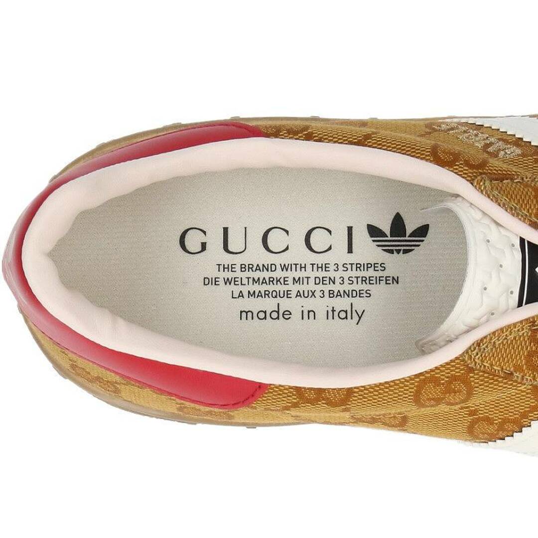 Gucci(グッチ)のグッチ ×アディダス adidas  HQ8850  GAZELLE GG柄ローカットスニーカー メンズ 28.5cm メンズの靴/シューズ(スニーカー)の商品写真