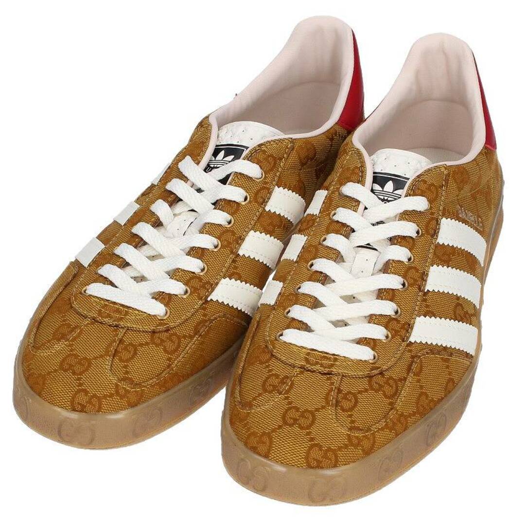 Gucci(グッチ)のグッチ ×アディダス adidas  HQ8850  GAZELLE GG柄ローカットスニーカー メンズ 28.5cm メンズの靴/シューズ(スニーカー)の商品写真