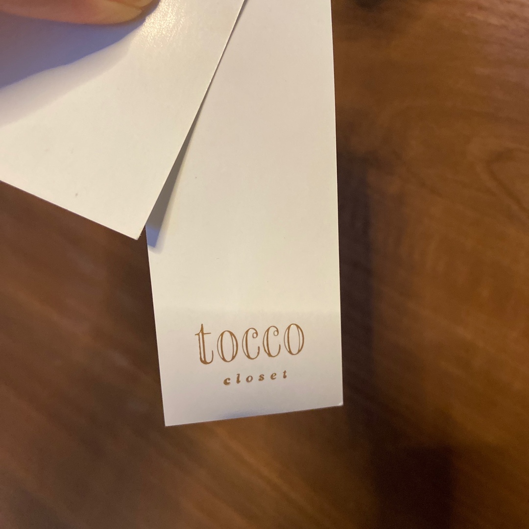 TOCCO closet(トッコクローゼット)のトッコクローゼット　tocco closet 後ろリボン付きトップス レディースのトップス(カットソー(半袖/袖なし))の商品写真