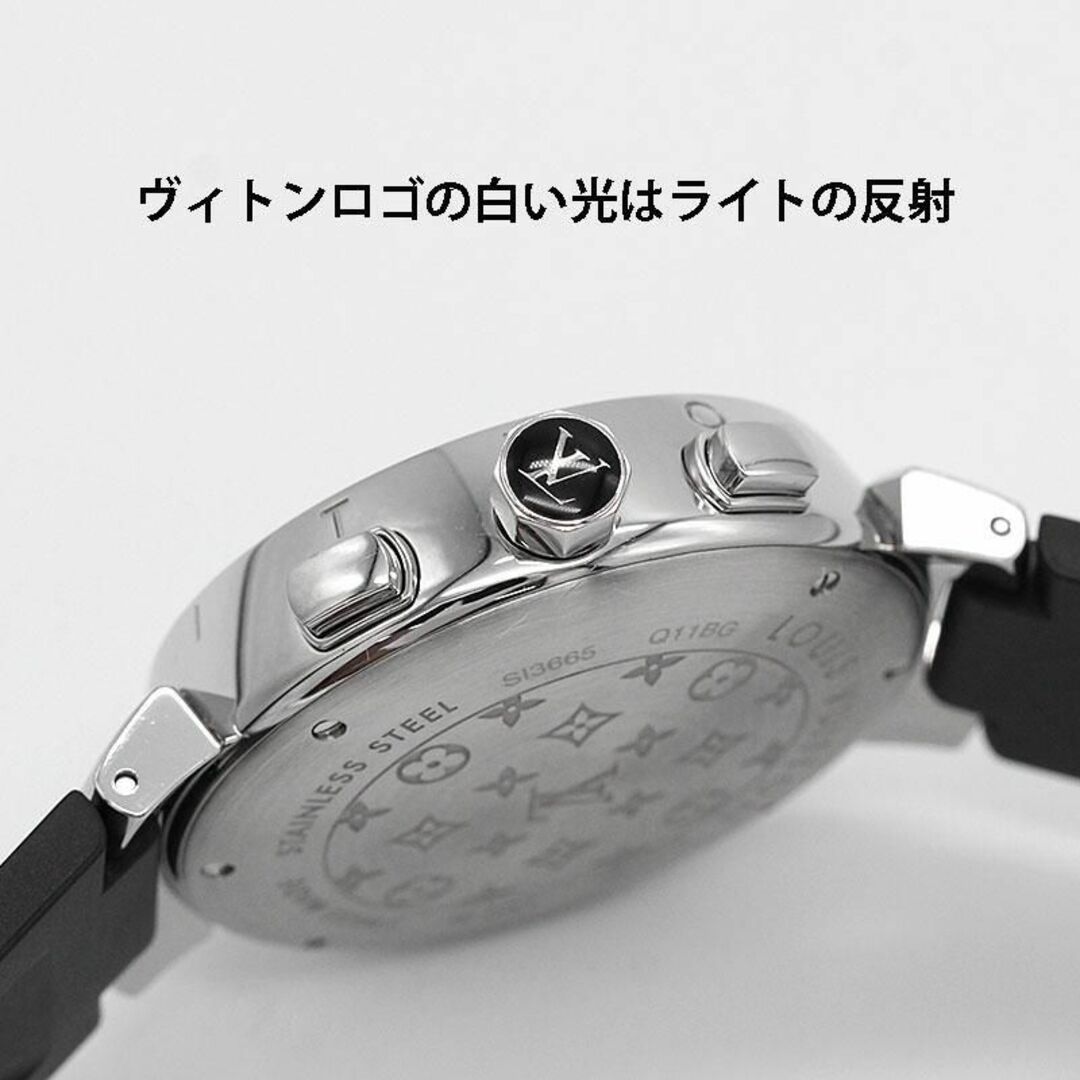 美品 ルイヴィトン タンブール クロノグラフ Q11BG 腕時計 A01762