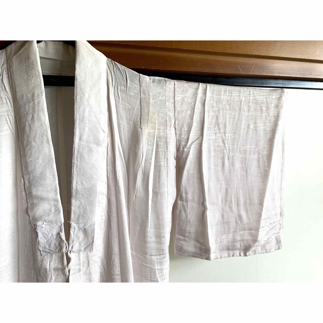 ◆着物 長襦袢 花柄 和装 振袖 単衣 羽織 和装 雲 ピンク レディースの水着/浴衣(着物)の商品写真