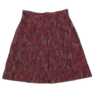 美品 2015年製 FOXEY NEW YORK ツイード 台形スカート(ミニスカート)