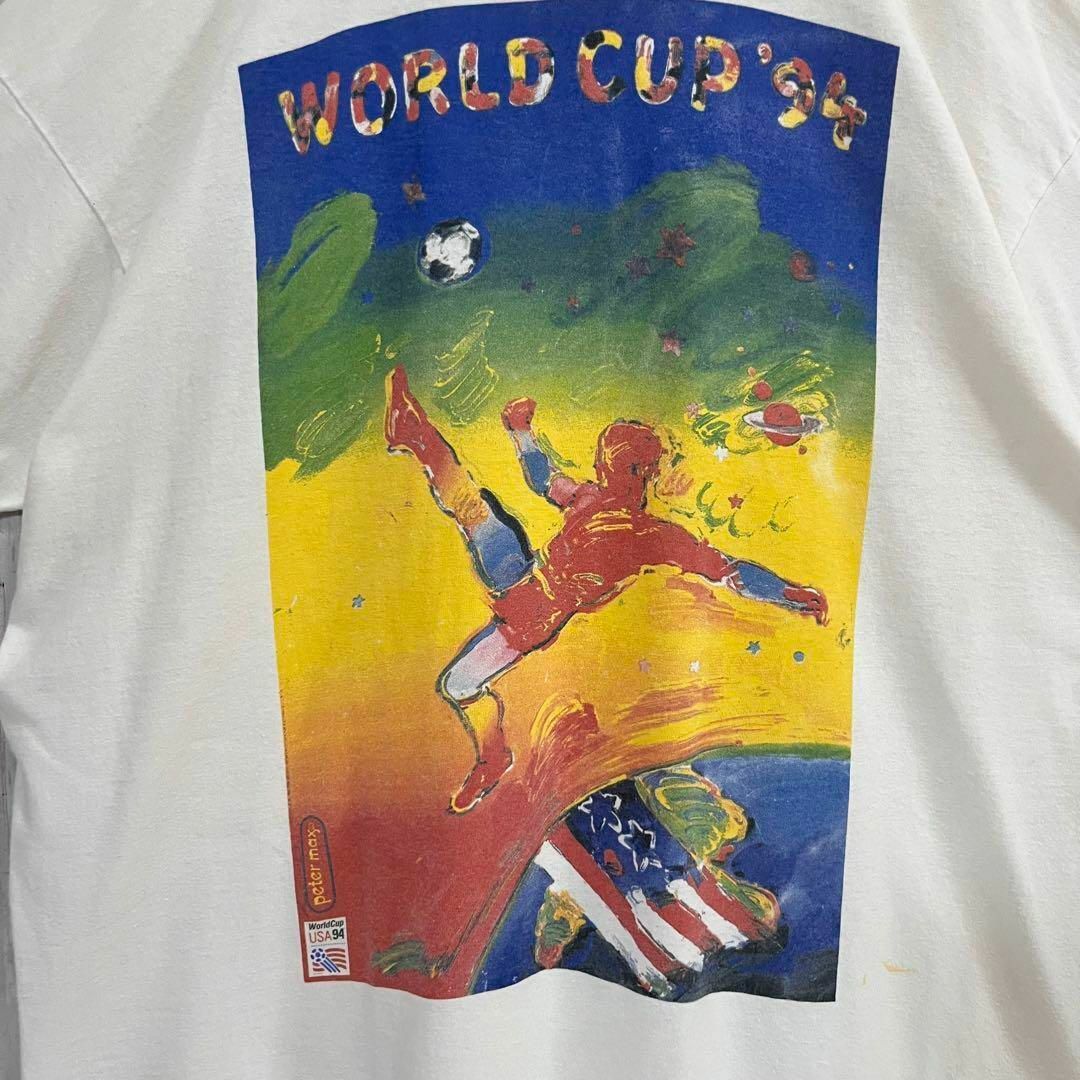 90s vintage shirt peter max W杯 ピーターマックス