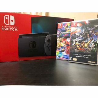Switch +モンハンXX + マリオカート8dx - 家庭用ゲームソフト