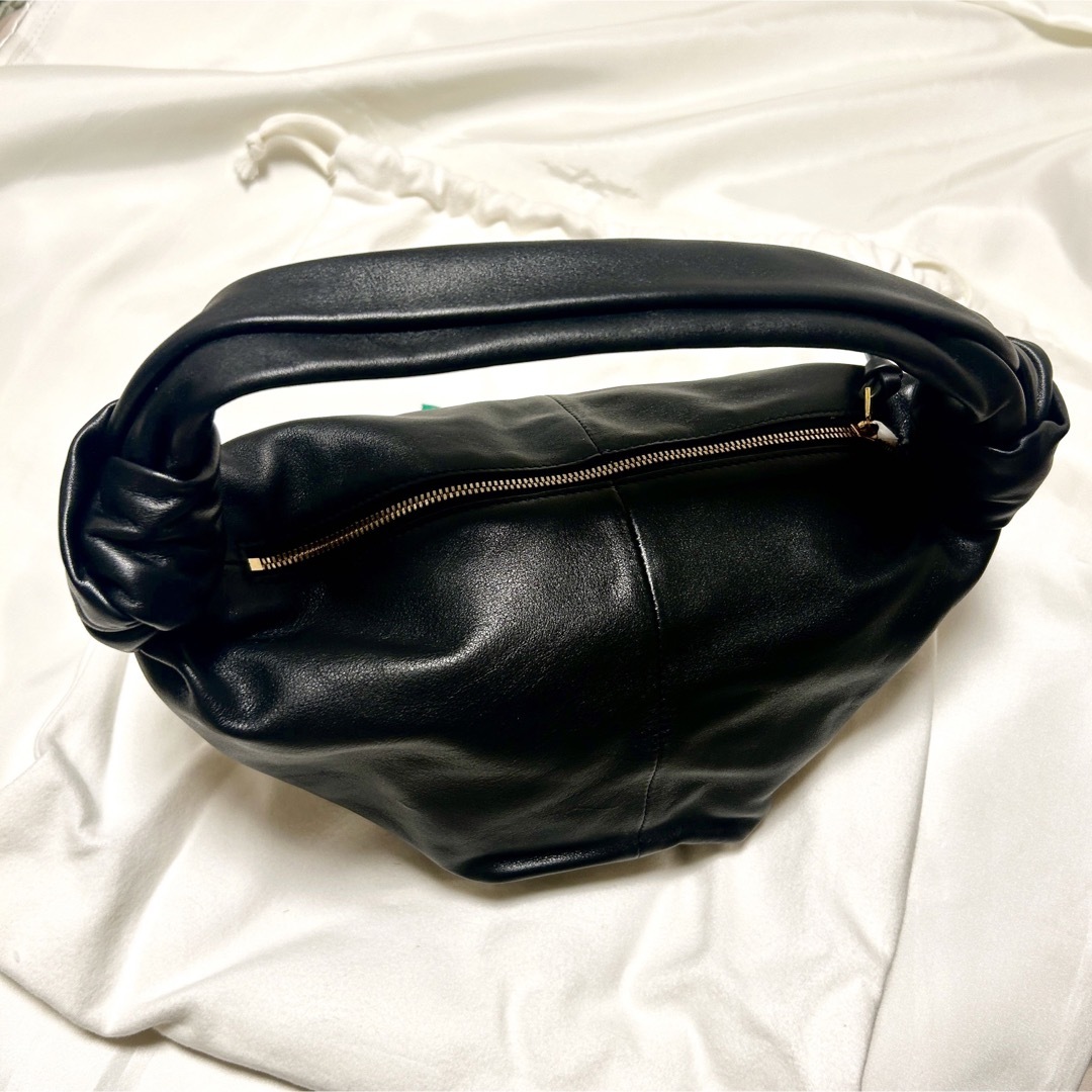 ハンドバッグ【新品】BOTTEGA VENETA ボッテガヴェネタ ダブルノット バッグ 黒