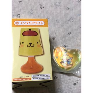 サンリオ(サンリオ)のサンリオ ハッピーくじ 当りくじ ポムポムプリン2点セット(キャラクターグッズ)