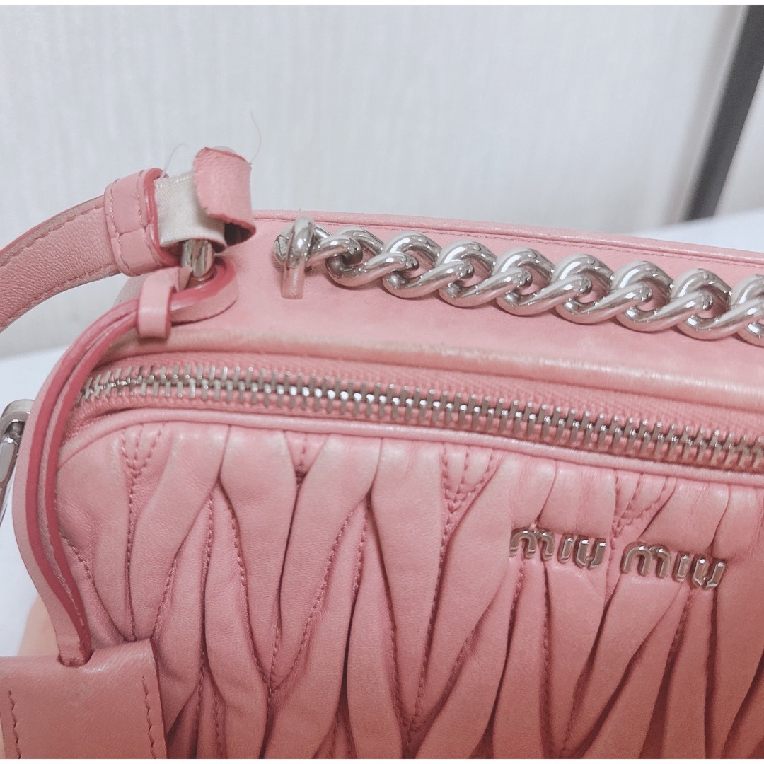 miumiu(ミュウミュウ)のミュウミュウ MIUMIU 5BH029 マテラッセ ショルダーバッグ ROSA レディースのバッグ(ショルダーバッグ)の商品写真