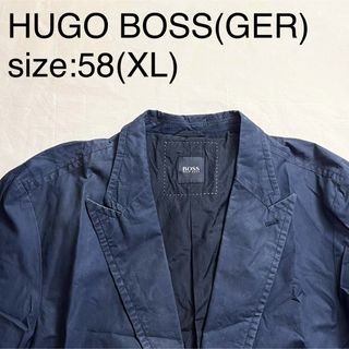 ヒューゴボス(HUGO BOSS)のHUGO BOSS(GER)コットンテイラードジャケット(テーラードジャケット)