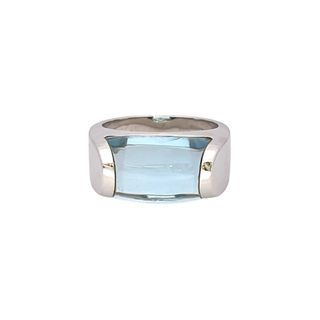 ブルガリ(BVLGARI)のブルガリ BVLGARI トロンケットリング ブルートパーズ K18WG ブルートパーズ ジュエリー(リング(指輪))