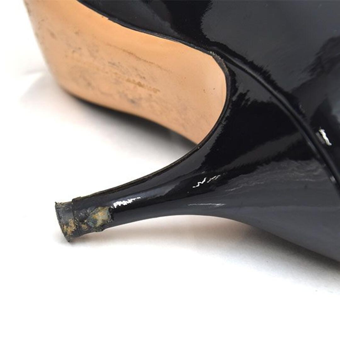Salvatore Ferragamo(サルヴァトーレフェラガモ)のフェラガモ ヴァラリボン オープントゥ パンプス 7C(約24-24.5cm) レディースの靴/シューズ(ハイヒール/パンプス)の商品写真