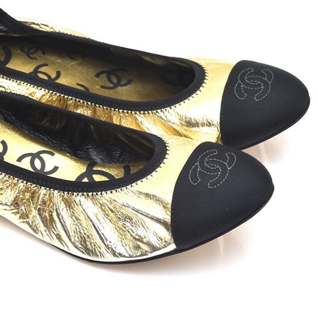 CHANEL - 美品♪シャネル ココマーク バレエシューズ 36.5C(約23.5の