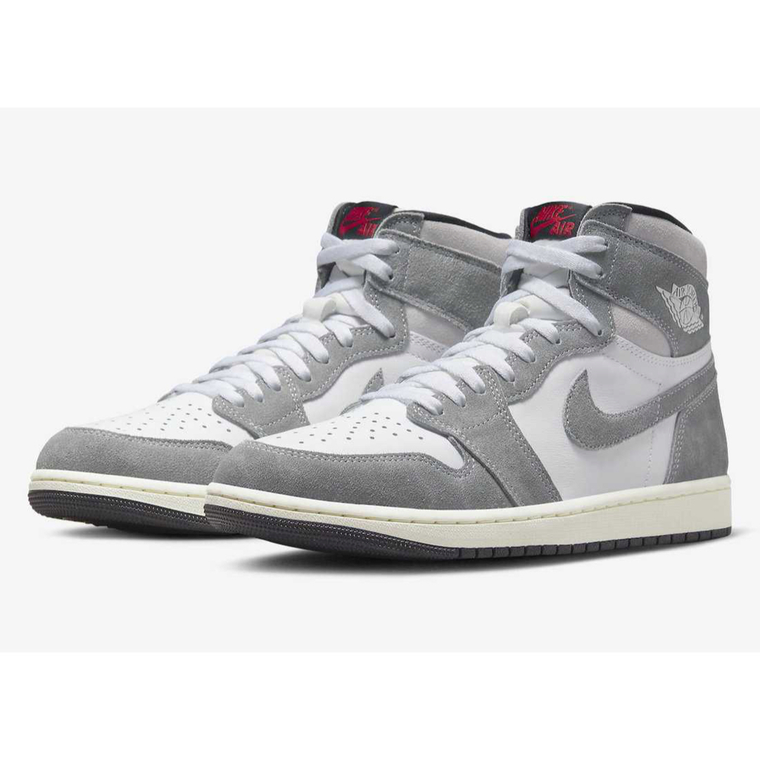 Nike Air Jordan 1 Black and Smoke Grey