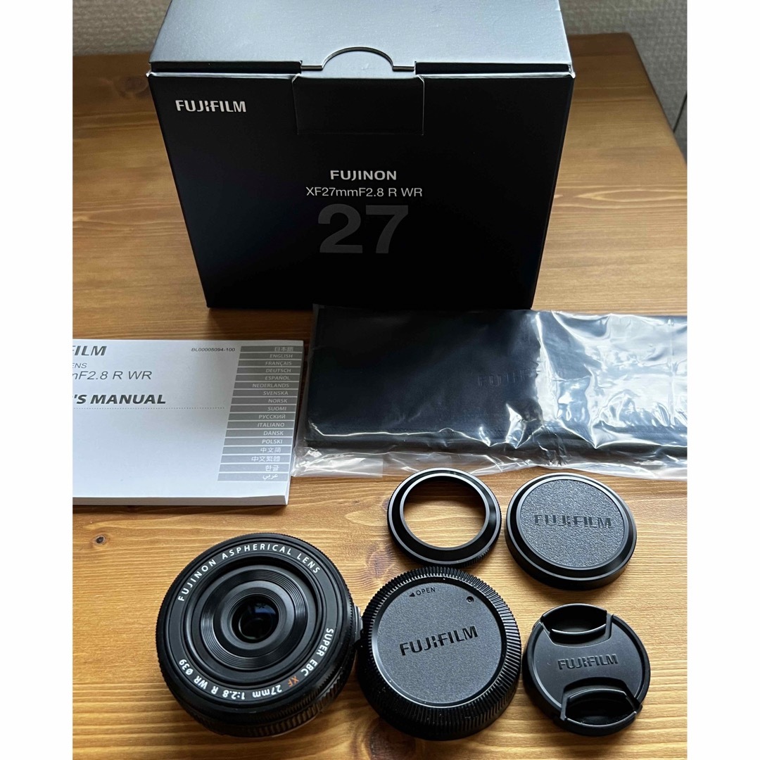 【美品】XF27mmF2.8 R WR FUJIFILM 単焦点レンズ