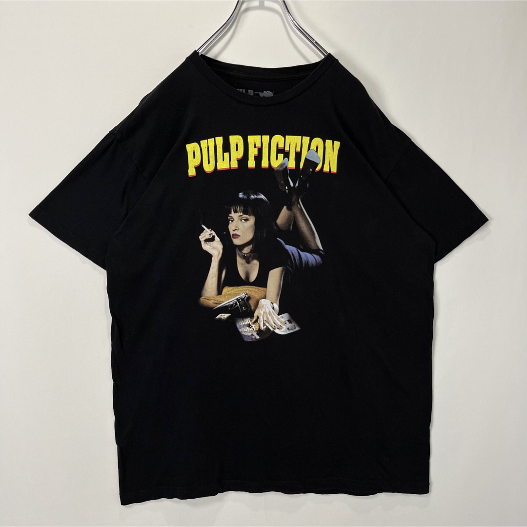 パルプ・フィクション Tシャツ 古着 ムービーT 映画 XL タランティーノ 黒の通販 by イブのUS／ UK vtg&more｜ラクマ