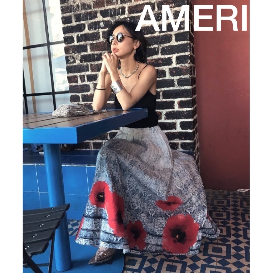 ☆高品質お手頃価格 専用⭐︎AMERI EMMA OCCIDENT SKIRT 花柄スカート