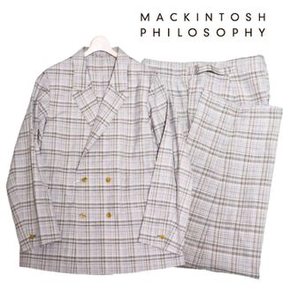 【極美品】マッキントッシュフィロソフィー トロッターセットアップ グレー 38R