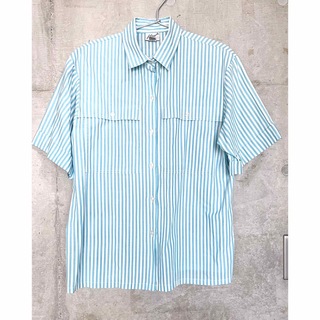 vintage ストライプシャツ(シャツ/ブラウス(半袖/袖なし))