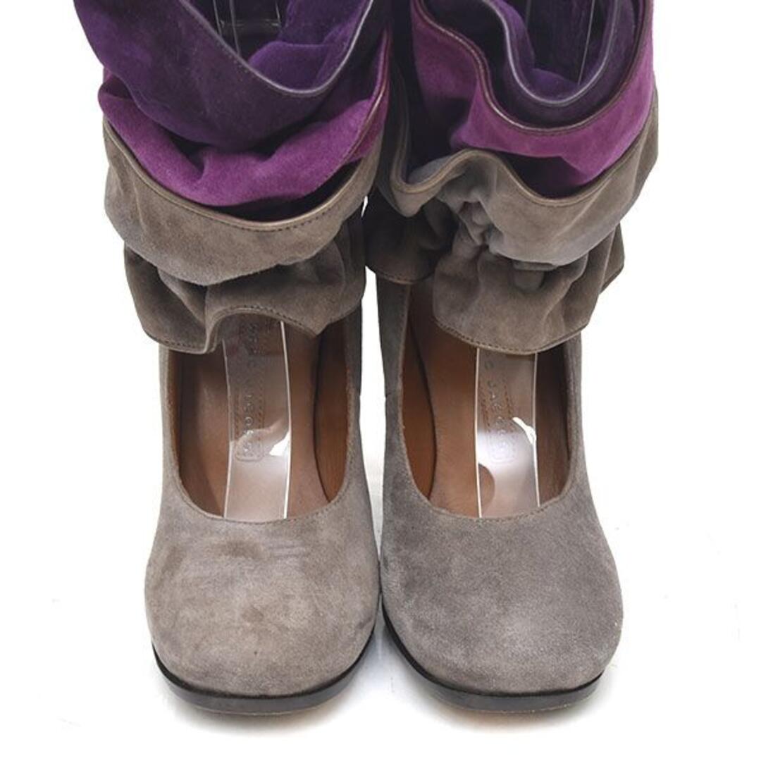 MARC BY MARC JACOBS(マークバイマークジェイコブス)のマークバイマークジェイコブス フリル ブーティー パンプス 35(約22cm レディースの靴/シューズ(ハイヒール/パンプス)の商品写真