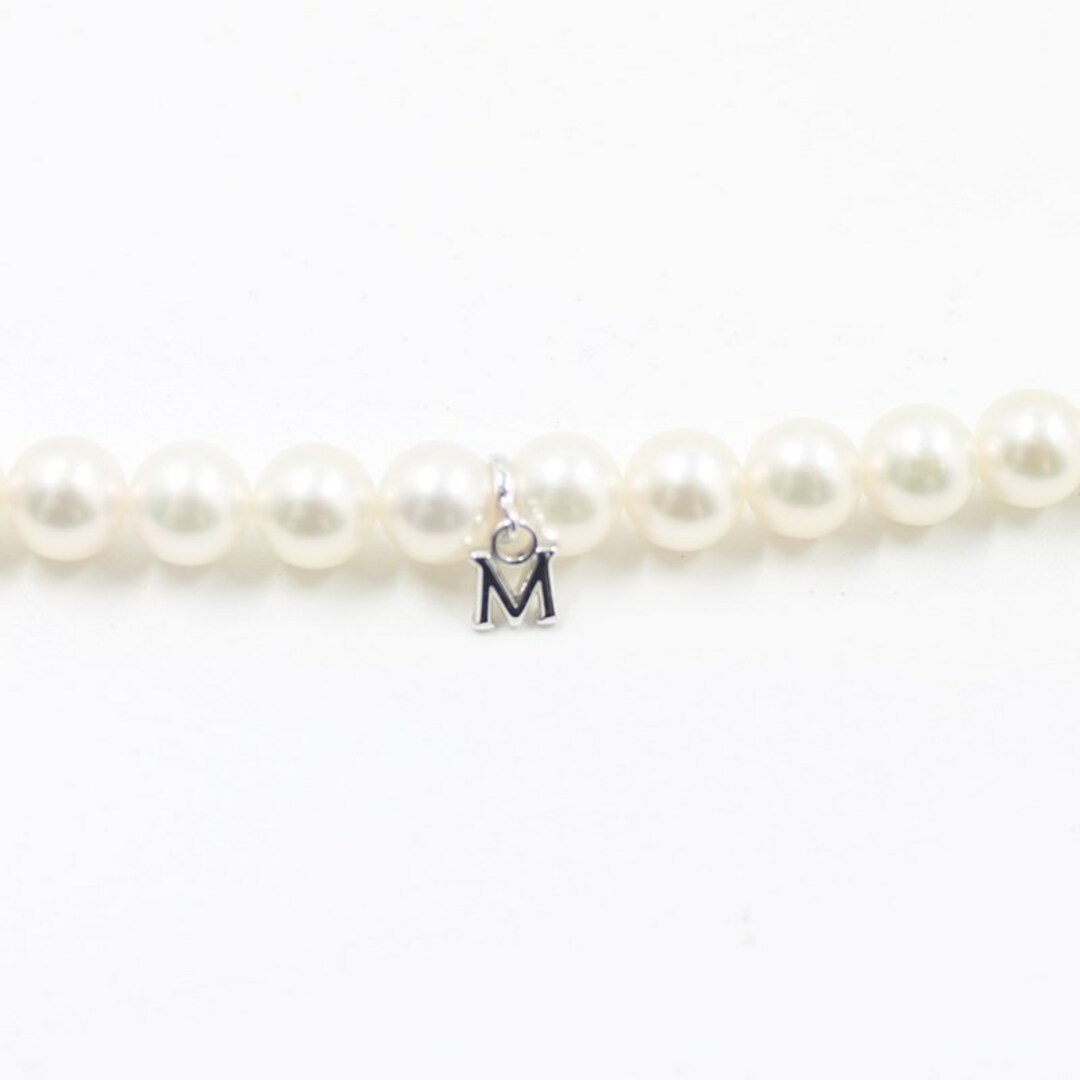 ミキモト MIKIMOTO パールネックレス SV金具 ネックレス レ - ネックレス