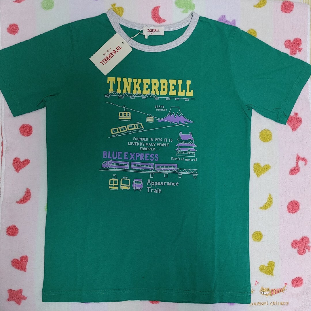 TINKERBELL(ティンカーベル)の[新品タグ付き]ティンカーベル　140センチ　Tシャツ キッズ/ベビー/マタニティのキッズ服男の子用(90cm~)(Tシャツ/カットソー)の商品写真