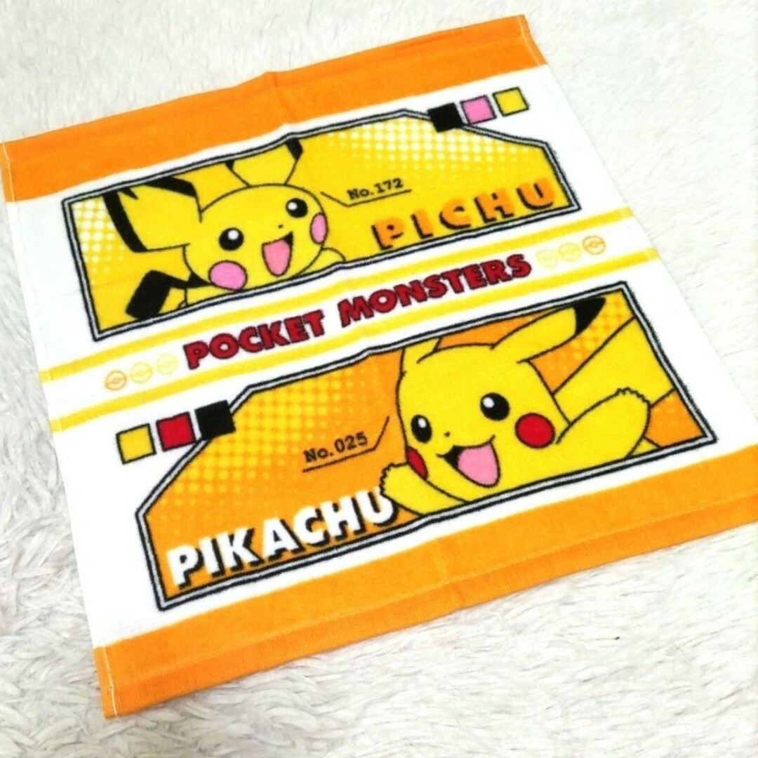 Pokemon ポケモンハンドタオル 4枚 海 ピカチュウ ポッチャマ 夏 アニメグッズ