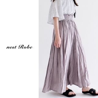 ネストローブ(nest Robe)のnest robe（ネストローブ）| ペーパーダンガリースカート(ロングスカート)