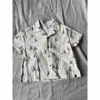 韓国子供服風　テータテート　船　リネン風　ジャケット　アウター(Tシャツ/カットソー)