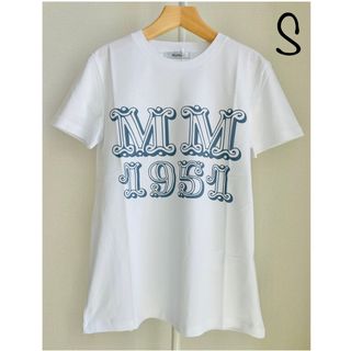 マックスマーラ(Max Mara)の【新品未使用】MAX MARA ロゴTシャツ ブルー S(Tシャツ(半袖/袖なし))