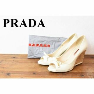 プラダ(PRADA)のSL AQ0020 高級 PRADA SPORT プラダ コルク ウエッジソール(ハイヒール/パンプス)